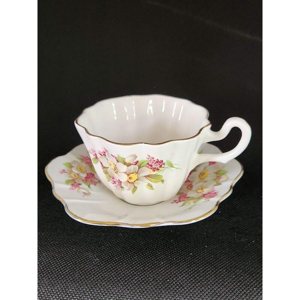 Vintage Royal Stuart By Spencer Stevenson Fine China Tea Cup & Saucer Excellent+